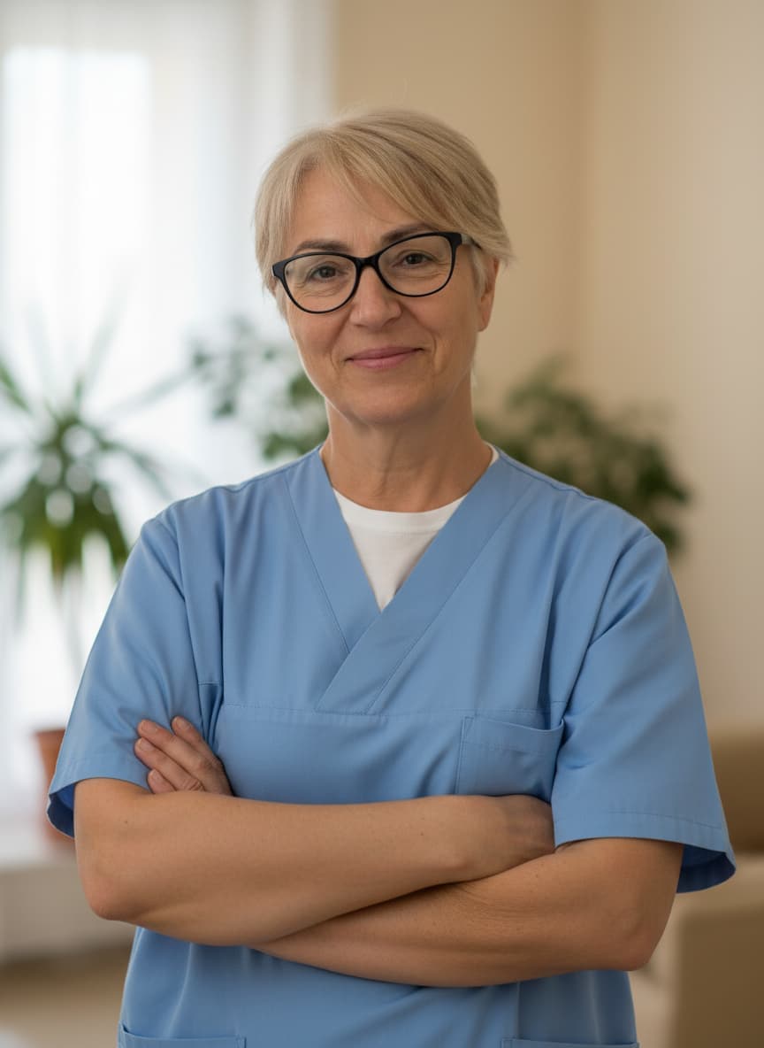 Olena Gensetska - Operatrice Socio Sanitaria professionale a Roma